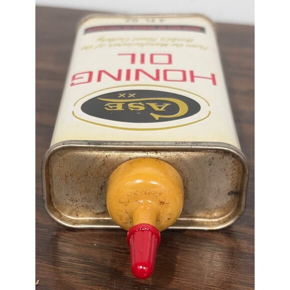 VTG Case XX Honing Oil 4fl.oz. Tin Dropper Cap Worlds Finest Cutlery Mfg - Picture 6 of 6